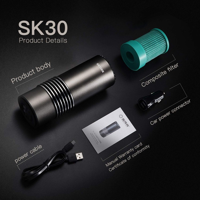 SKYISH Air Purifier, True HEPA Filter, Auto Control plus Air