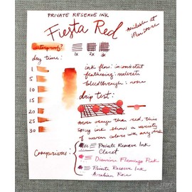 Private Reserve Refills Fiesta Red 12-pack Fountain Pen Cartridge - PR-C09