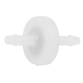 PVDF One Way Inline Check Valve Air Compressor Accessories 1/8" 3/16" 1/4" For Fuel Gas Liquid Air(1/8")