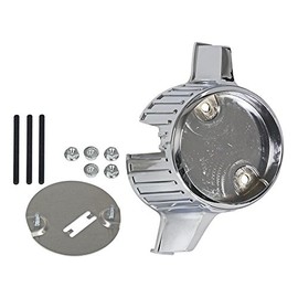 Auto Krafters Compatible/Replacement For Center Grille Emblem Ornament Bezel Chrome 1966 Fairlane Sedan Coupe Hardtop Convertible Station Wagon (C6OZ-8213)