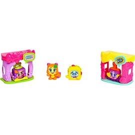 MojiPops Party Blister Clubraum with 4 Characters (1 Glitter)