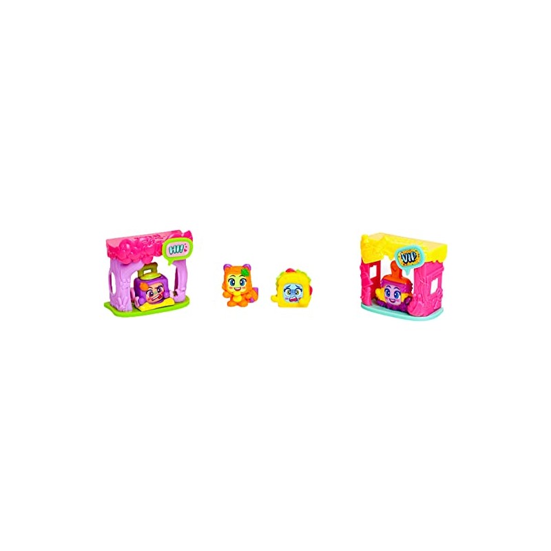 MojiPops Party Blister Clubraum with 4 Characters (1 Glitter)