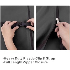 Ourea Patio Umbrella Cover for 9ft to 13ft Offset Umbrella Double-Sided Umbrellas, Outdoor Cover 48"x78" 600D Protective Waterproof Cover