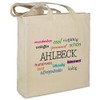 Stofftasche mit Stadt/Ort Ahlbeck - Motiv Positive Eigenschaften - Farbe