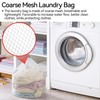 3Pcs Laundry Mesh Wash Bags, Drawstring Net Laundry Bag for