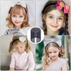 Candygirl Pack of 20 Satin Headbands 1 cm Headbands Black