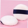 FOMIYES 2pcs Soft Round Powder Puff Cosmetics Tool Dual Sided