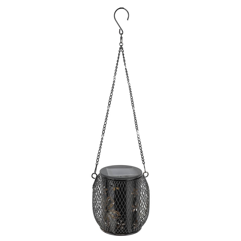Solar Lantern Outdoor Waterproof Hanging Solar Light with Handle Chain