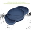 Kids Divided Plates Safe Silicone Foldable Prevent Slipping Toddler Suction