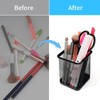 Pen Holder for Desk, Wire Mesh Pencil Cup Holder for