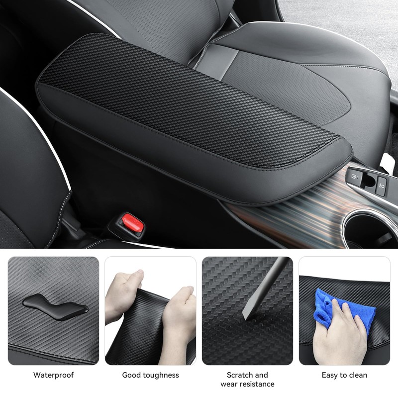 Bercicci Center Console Armrest Cover for Toyota Camry 2018-2024 Accessories