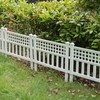 Gardenised Plastic Outdoor Decor Garden Flower Edger Fence, Border, Set