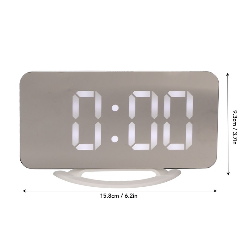 Alarm Clock Dual USB Output 3 Levels Brightness Light Sensing