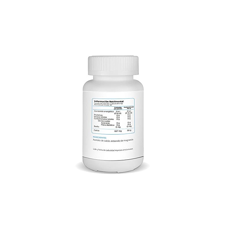 Acetato de Calcio + L-Lisina Suplemento Alimenticio