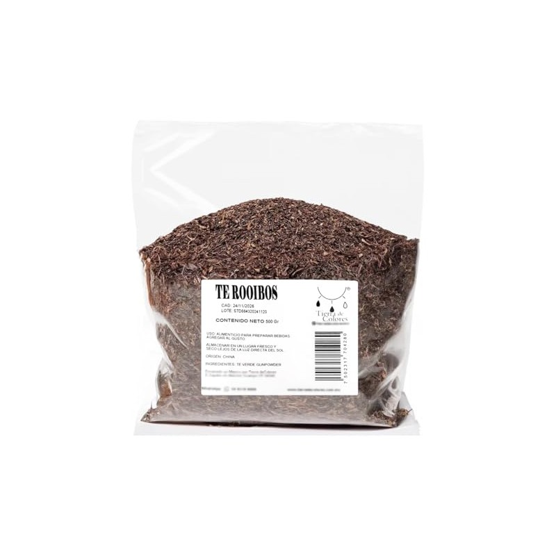 Té de rooibos puro y natural 500g té rojo sin