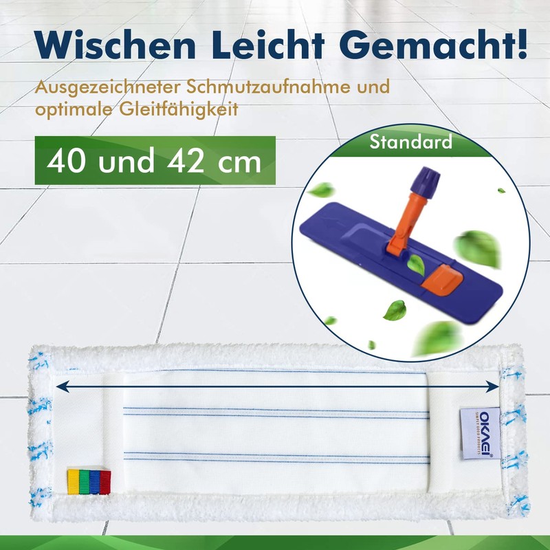 Okaei Pack of 2 Mop Cover (40 cm) – Premium