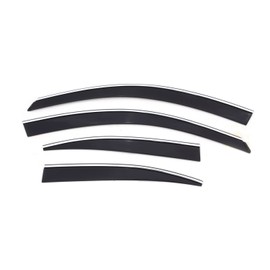 Auto Ventshade AVS 794008 Low Profile Ventvisor Side Window Deflector with Chrome Trim, 4-Piece Set for 2006-2013 Lexus LS250, LS350