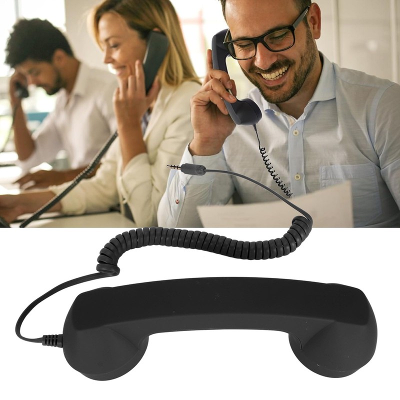 Cell Phone Handset USB C Radiation Proof Vintage Phone Handset