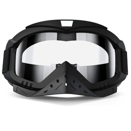 Motorcycle Goggles, Dirt Bike Goggles, ATV Windproof Racing Goggles, for Adults, Men, Women, Youth