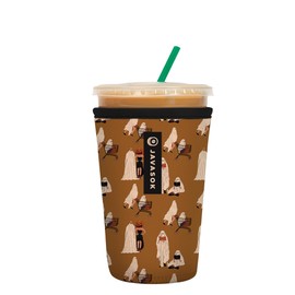 Sok It JavaSok Iced Coffee & Cold Soda Insulated Neoprene Cup Sleeve (Material Ghoul, Medium: 22-28oz)