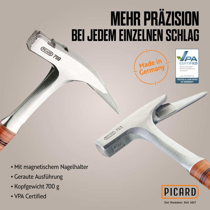 PICARD Roofing Hammer No. 790 + Mini BlackGiant® + Sticker