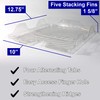 EZSTAX File Organizers - Letter Size, Stackable Trays for Desk