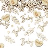70 Pcs Baby Shower Decorations,Wooden Baby Shower Confetti Table Decoration