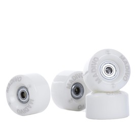 MADIVO Replacement Wheels + Ball Bearing for Roller Skates 54 mm x 32 mm | Set of 4 Wheels 82A ABEC-7 Bearings | Roller Skate Wheels for Quad Skates for Outdoor and Indoor Use