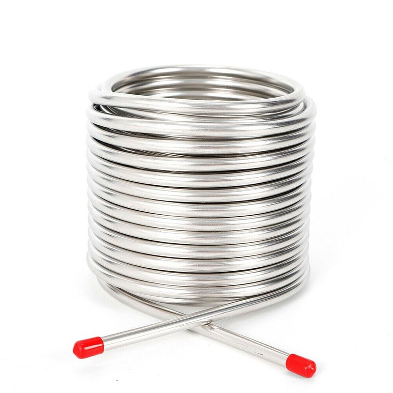 Cooling Coil Pipe, Stainless Steel Immersion Wort Chiller Cooling Coil