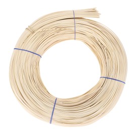 PATIKIL Runde Schilfrohr-Spline, 335 m, Rohr-Gurtbandrolle, Rattan-Rohrspule für DIY-Möbelkorbflechten, Korbgeflecht, Reparaturbedarf, Modellierdekoration, Aromatherapie, Holz