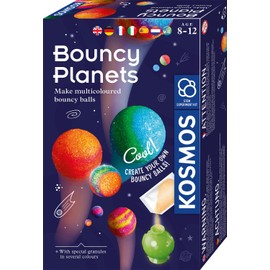 Kosmos 617172 Bouncy Planets, INT, Make Colourful Bouncy Balls Yourself, Cool Colour Patterns Mixing, Experiment Set for Children from 8 Years, Bring Experiment, Activity for Children's Birthday