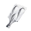 DOITOOL Soup Spoons, 3 Cavities Spoon Rest Stainless Steel Spoon