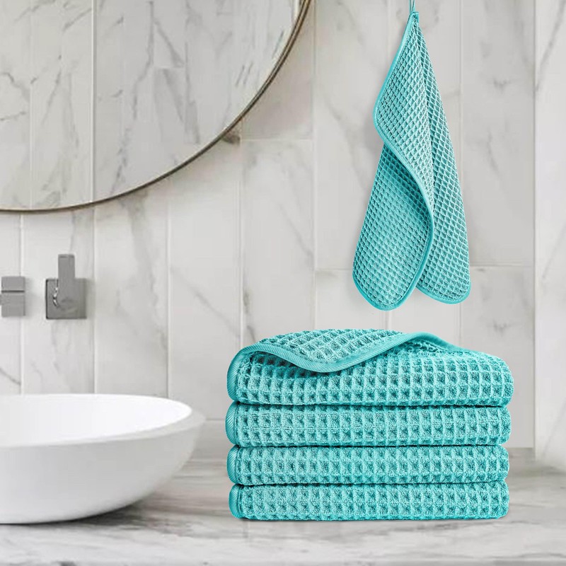 POLYTE Microfibre Lint Free Washcloth Face Towel, 33 x 33