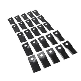 All States Disc Mower Blade - Left Hand 25 Pack fits John Deere 525 530 535 625 630 635 730 735 915 916 925 926 935 945 946 955 956 994 995 535 625 FH308234