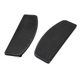 PACASK Front Rubber Rider Insert Floorboard Footboards Foot peg Footrest Pad Compatible for Touring Electra Road Glide