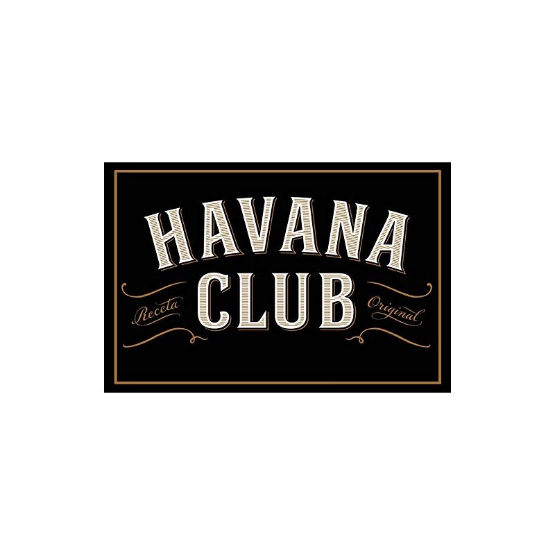 Treasure Mix Tin Sign Havana Club Metal Sign Wall Decoration
