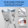 German Grip Nail Clippers with Catcher File & Safety Lock,