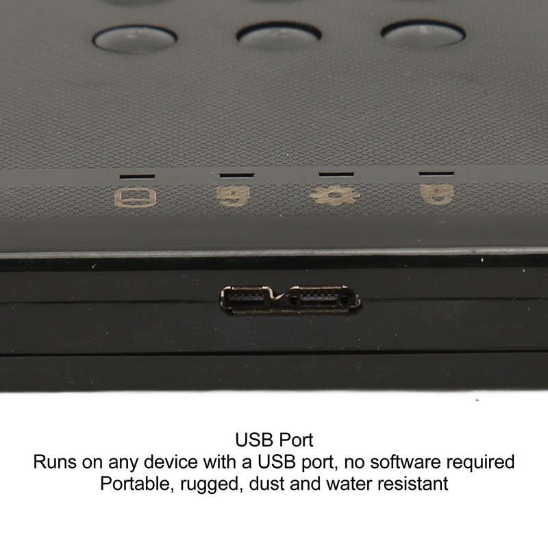Encrypted Hard Drive Enclosure 2.5inch USB3.0 SATA Password Access Hardware