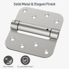 HOSOM 2 Pack 4 Inch Self Closing Door Hinges, Spring