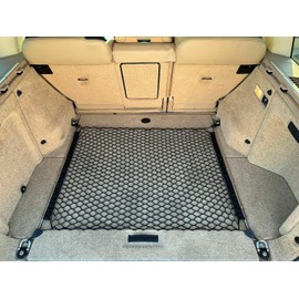 EACCESSORIES EA Trunk Organizer Cargo Net for Land Rover Range Rover 2003-2023 - Floor Style Cargo Net for SUV - Premium Mesh Car Trunk Organizer Vehicle Carrier Storage - Compatible with Range Rover
