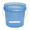 Leaktite 1 Gallon Translucent Pail - Blue