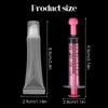 6 Pcs Travel Toothpaste Container Refillable Toothpaste Tubes Lip Gloss