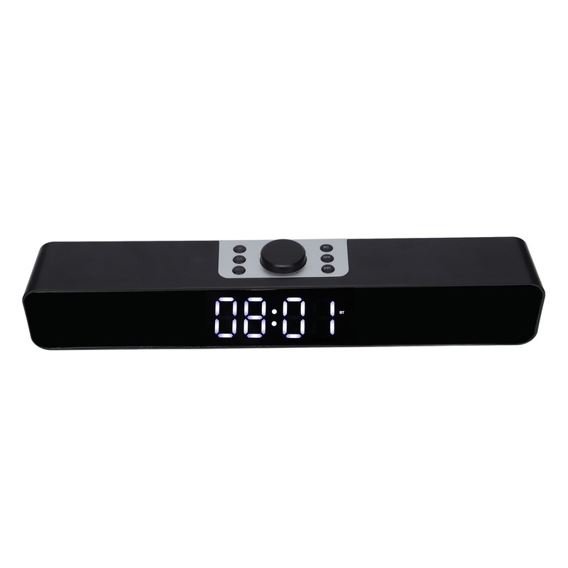 G12 Wireless Bluetooth Clock Speaker with LED Mirror Design Multi