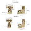 OVSAL Pack of 2 Brass Roller String Retainer for Electric