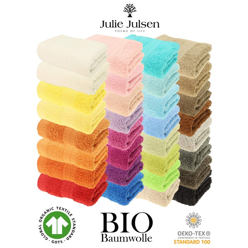 Julie Julsen® Organic Bath Towel Set, 2 Bath Towels Available