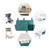 Surblue Caddy Hanging Organizer Bedside Storage Bag for Bunk and