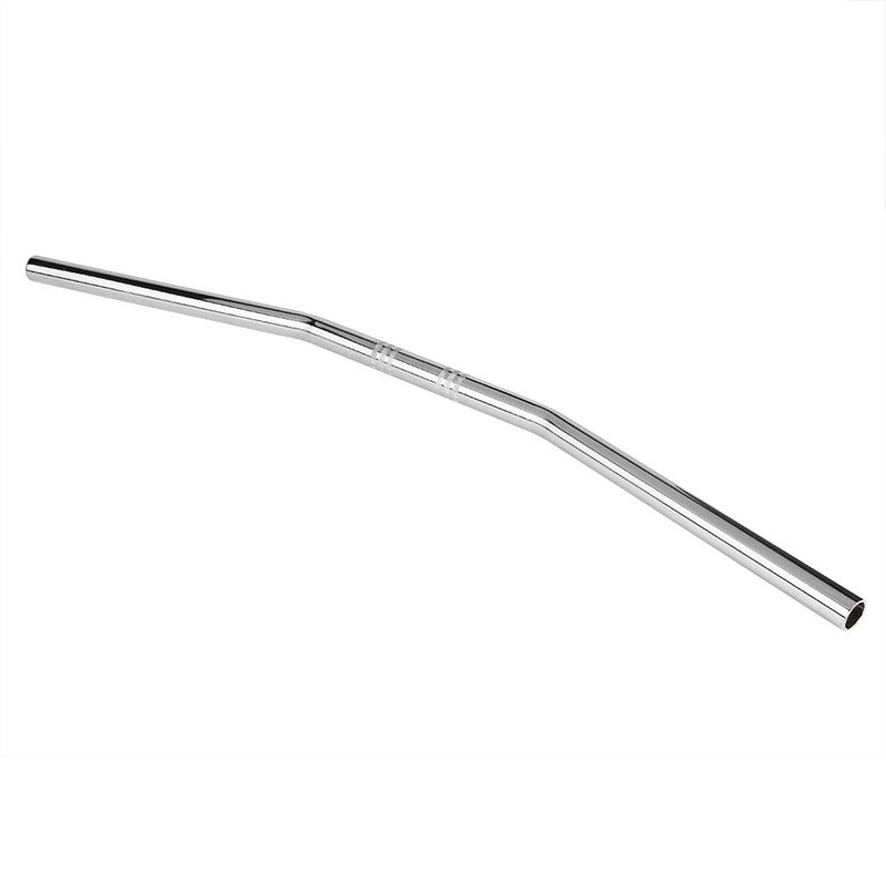 7/8Inch 22MM Motorcycle Retro Bend Handlebar Handle Bar Silver
