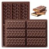 Vyooxcy 2 Pack Chocolate Bar Mold Silicone 10"x6.7", Deep Candy