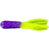 Big Bite Baits 1.75" Crappie Tube/Purple Glitter/Chartreuse (10 Pack)