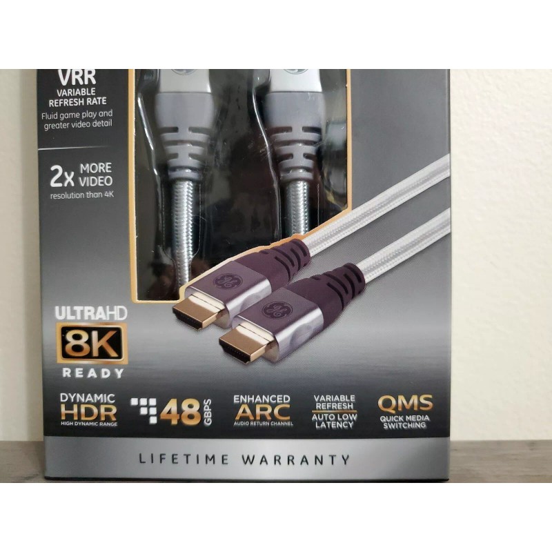 GE Gold Plated HDMI Cable 8K UHDR Ultra High-Speed 8